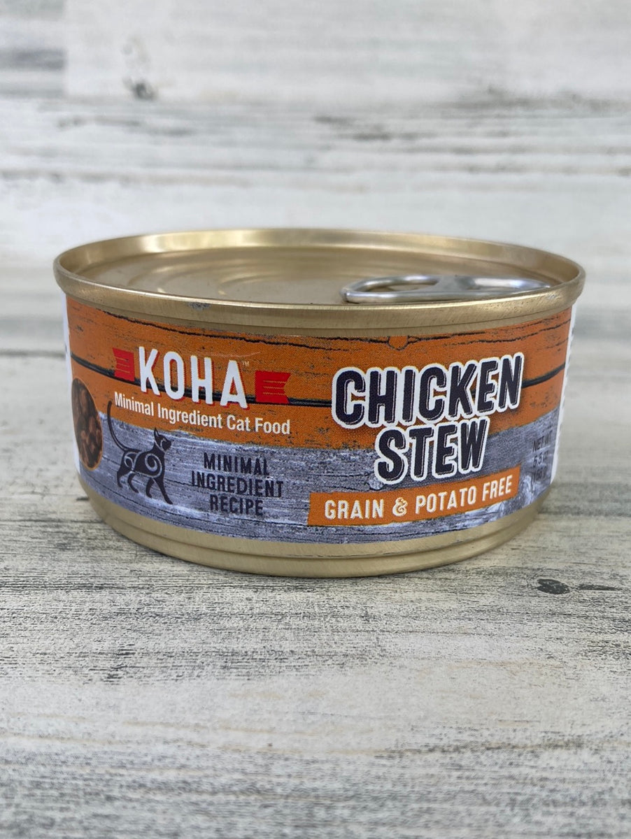 Koha Chicken Stew Canned Cat Food 5.5oz Green Tails Market