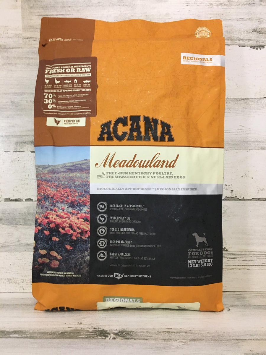 Acana Meadowlands GrainFree Dry Dog Food Green Tails Market