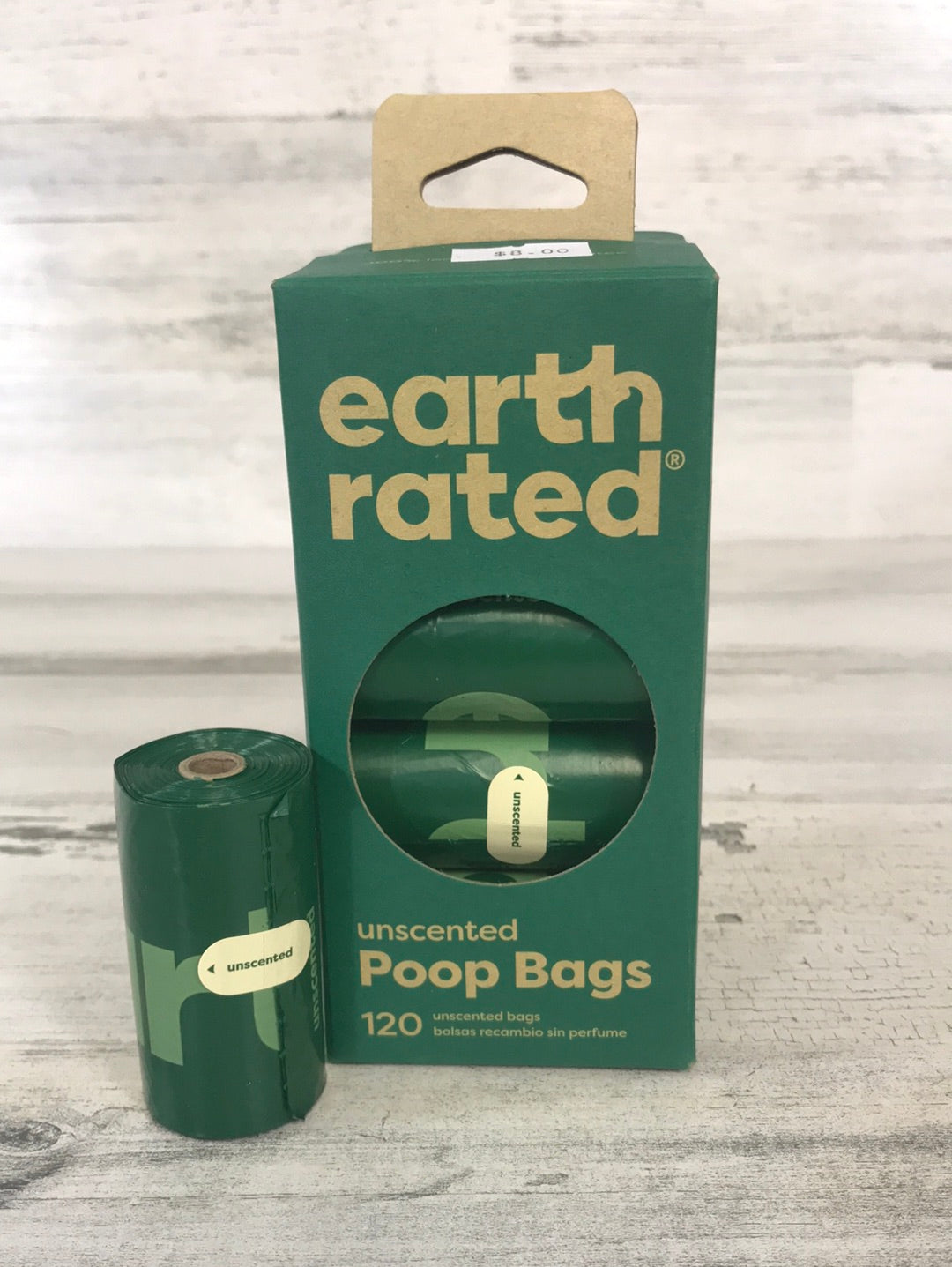 Earth Rated Poop Bags Unscented Refill Roll 120ct
