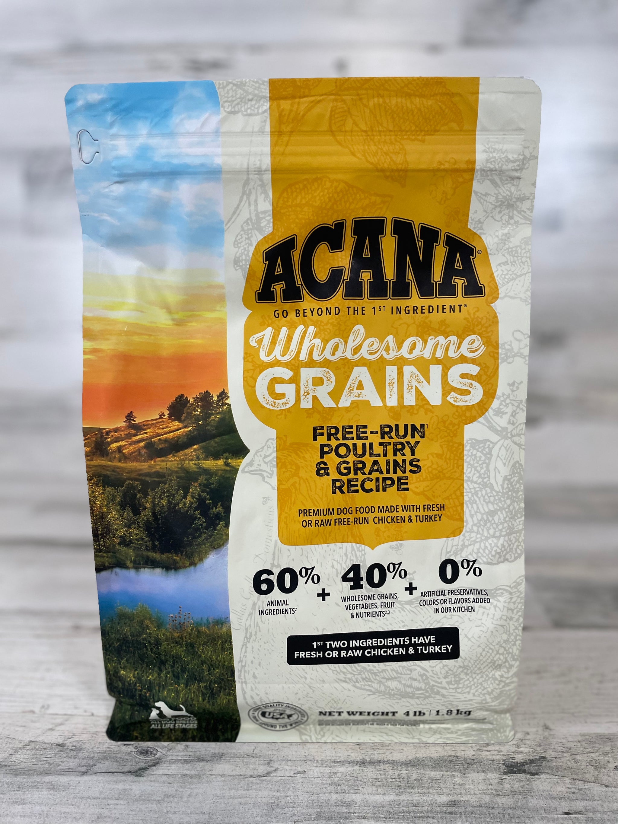 Acana Free Run Poultry Wholesome Grains Dry Dog Food 4lb