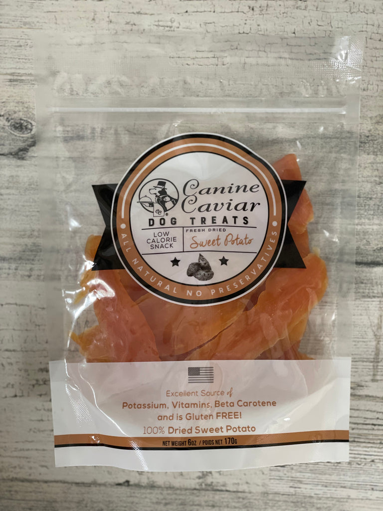 Canine Caviar Sweet Potato Dog Treat Green Tails Market
