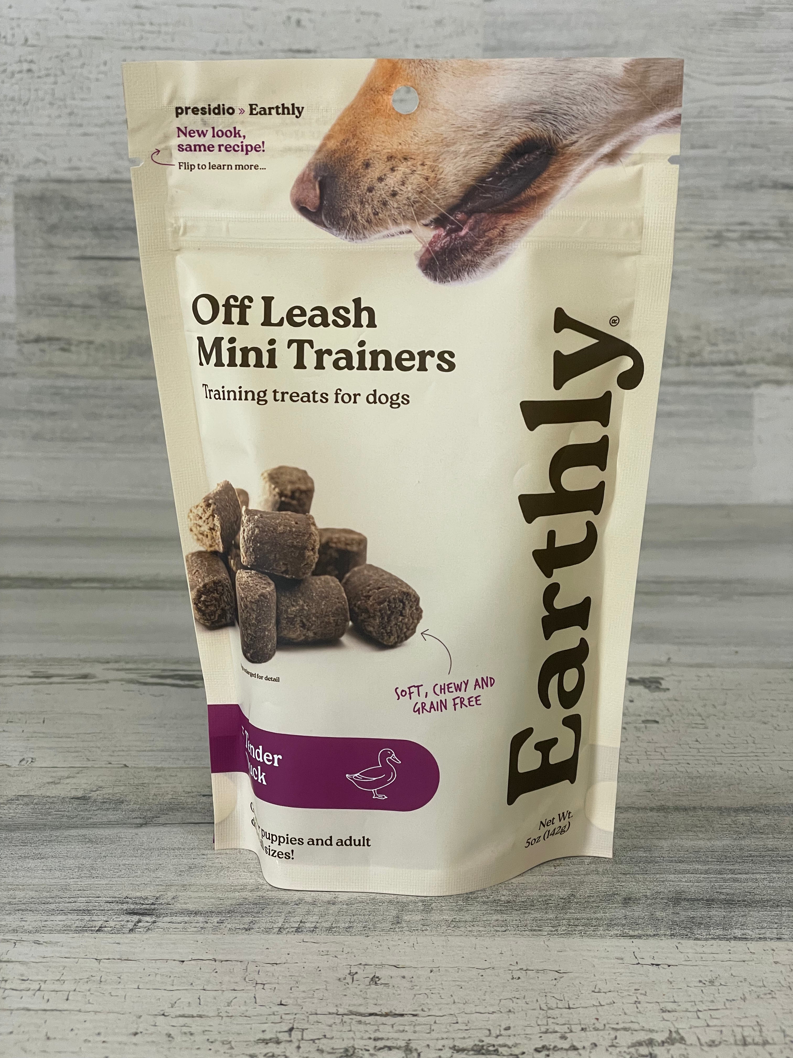 Earthly Off Leash Duck Mini-Trainers Treats