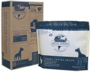 Steve s Real Food Turkey Diet Frozen Raw Dog Food Green Tails Market