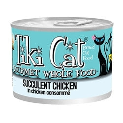 Tiki Cat Succulent Chicken Recipe in Chicken Consomm Can Cat Food