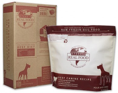 Steve s Real Food Beef Diet Frozen Raw Food Green Tails Market