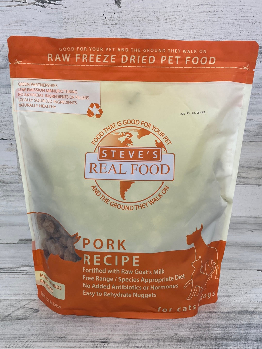 Frozen Raw Dog Food White Fish Diet - Steve's Real Food - Steves Real Food