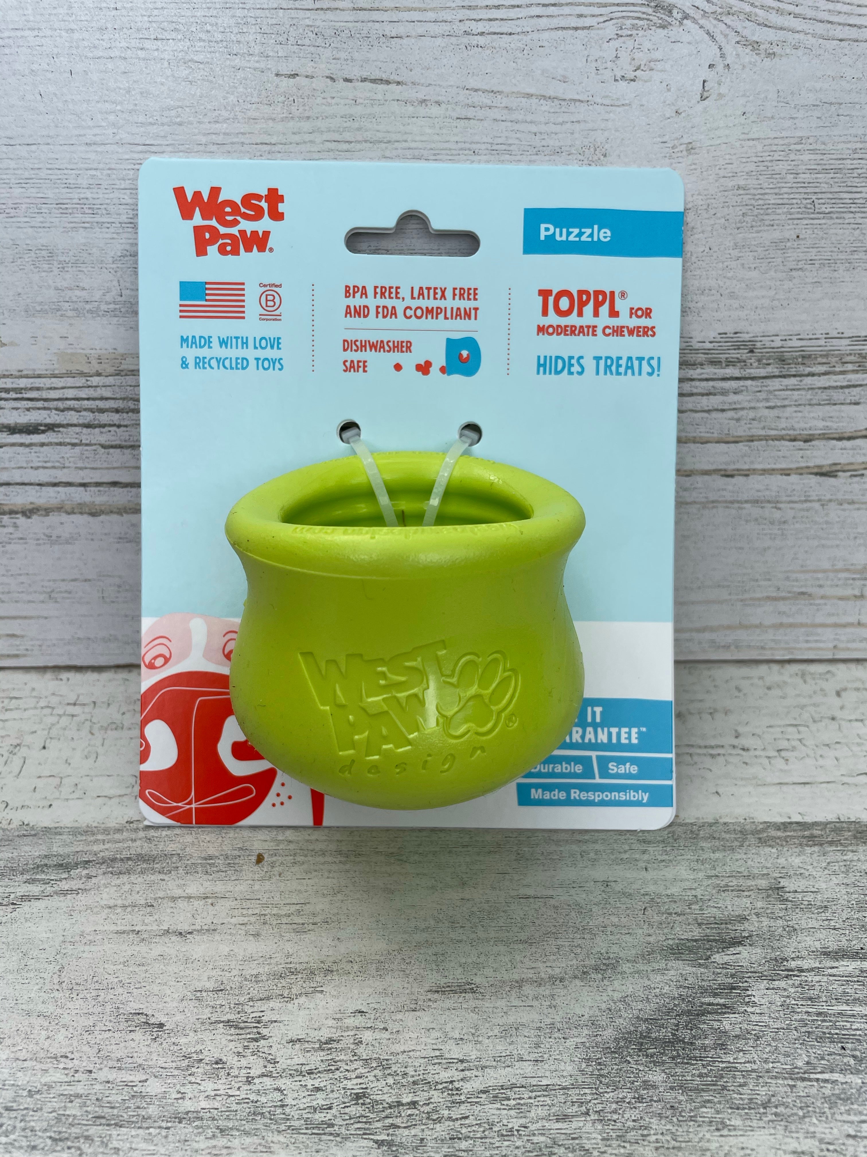 West Paw Zogoflex Toppl Treat Dog Toy