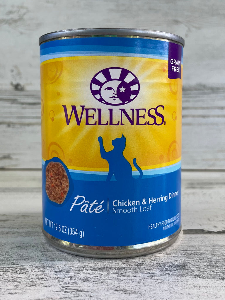 Wellness Chicken Herring Complete Health Grain Free Can Cat Food