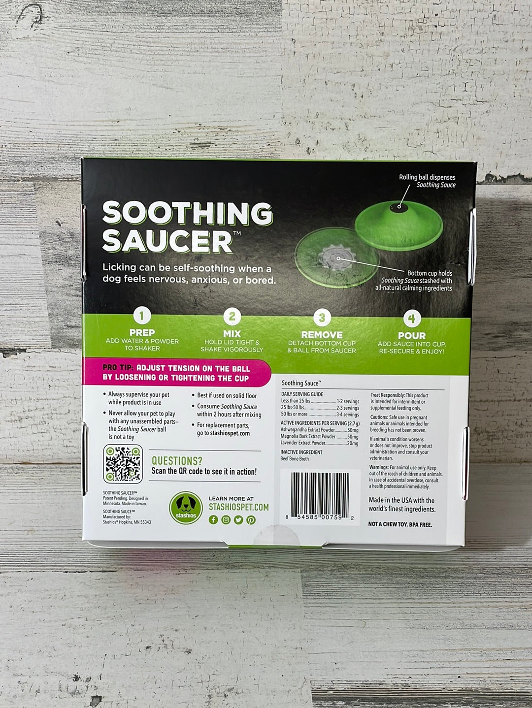 Stashios Soothing Saucer Kit