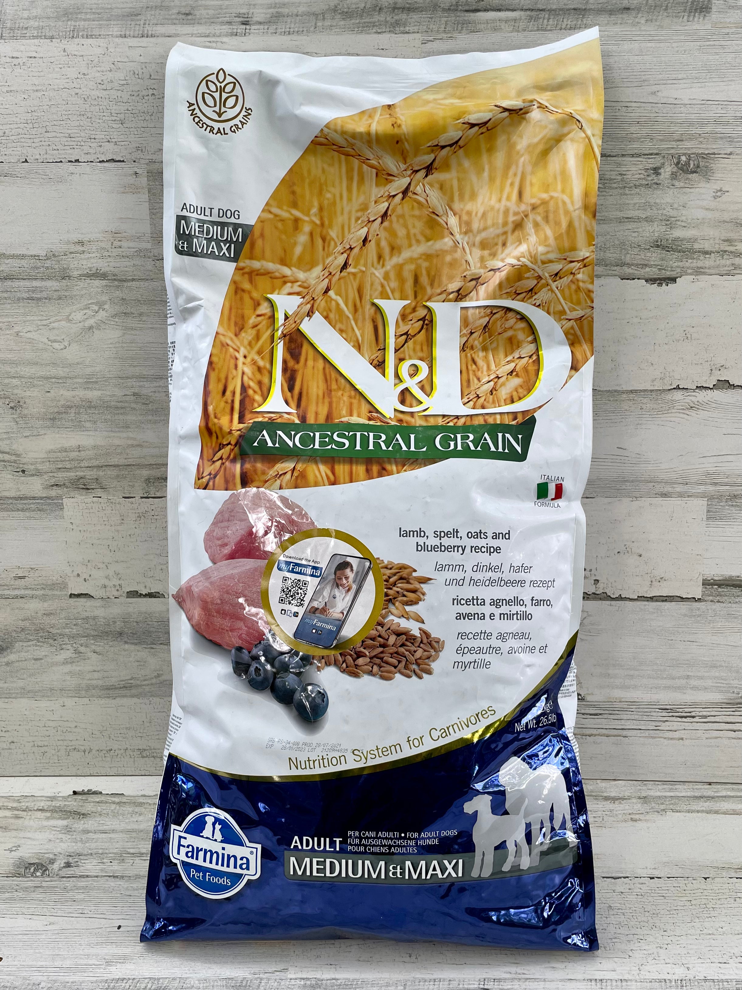 Farmina ancestral grain 2024 lamb